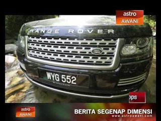 Range Rover into the streams of Janda Baik