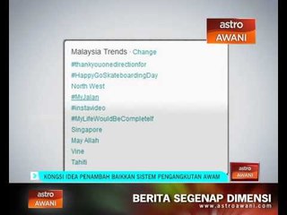 Kongsi idea penambah baikkan sistem pengangkutan awam