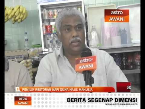 Pemilik restoran nafi guna najis manusia