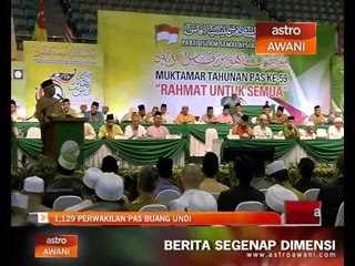 Pengundian AJK PAS pusat dibatalkan