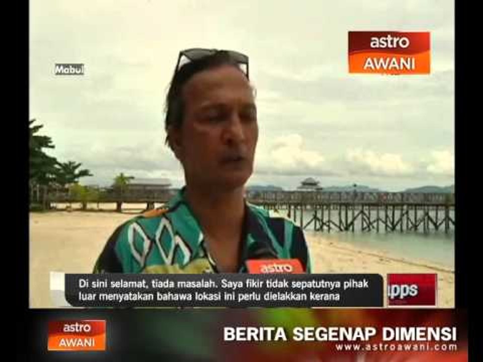 Pelancongan di Pulau Mabul tidak terjejas