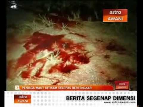 Peniaga maut ditikam selepas bertengkar