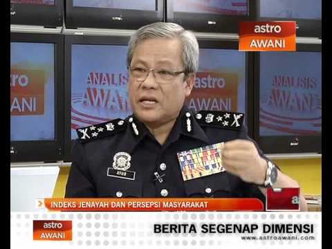Analisis Awani: Indeks Jenayah dan Persepsi Masyarakat