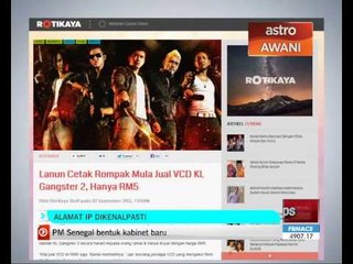 Alamat IP lanun cetak rompak KL Gangster 2 dikenal pasti