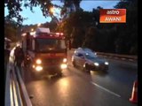 Rakaman tanah runtuh di Lebuhraya Mahameru