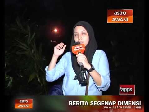 Laporan tanah runtuh di Lebuhraya Mahameru setakat jam 11.00 malam