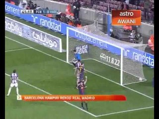 Barcelona hampiri rekod Real Madrid