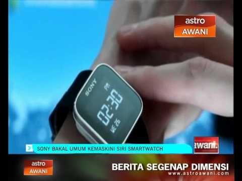 Sony bakal umum kemaskini siri Smartwatch