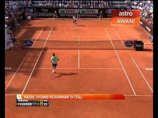 Nadal julang kejuaraan di Itali