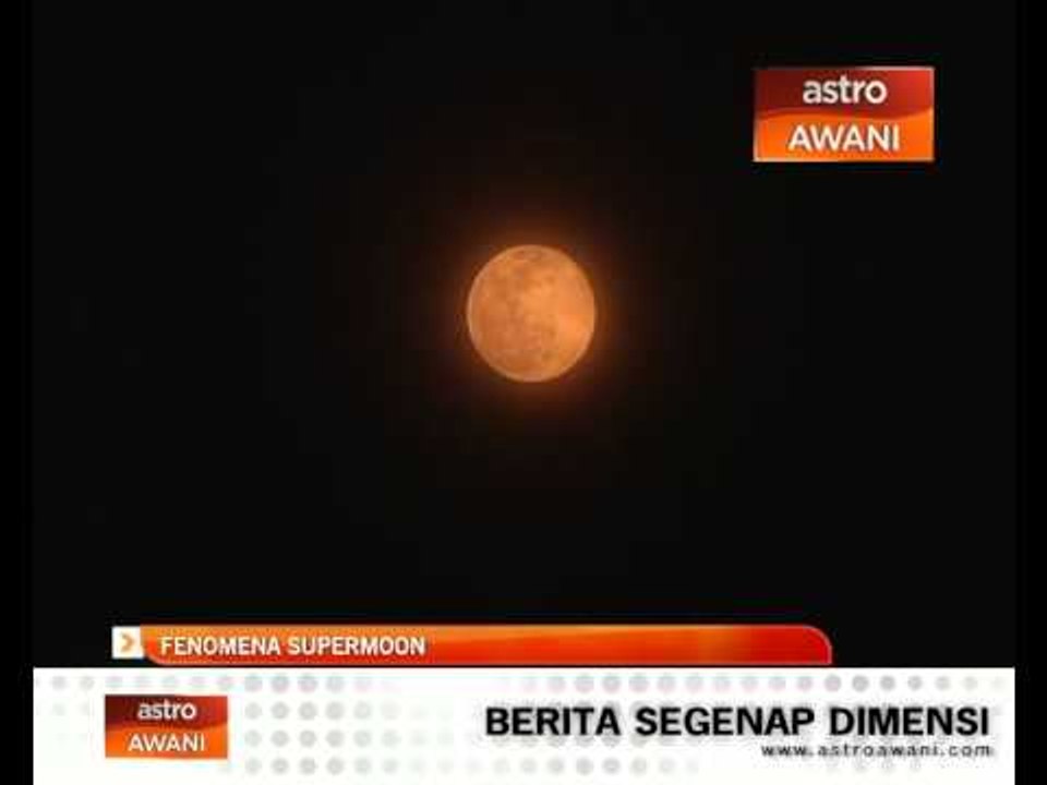 Fenomena 'Supermoon'
