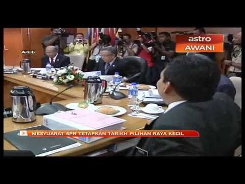 Mesyuarat SPR tetapkan tarikh pilihan raya kecil