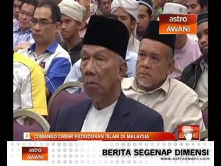 Comango cabar kedudukan Islam di Malaysia