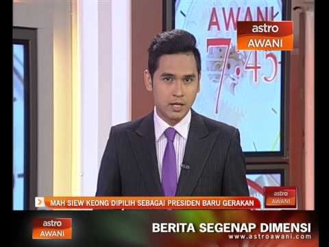 Mah Siew Keong dipilih sebagai presiden baru Gerakan
