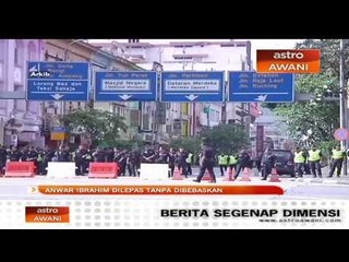 Anwar Ibrahim dilepas tanpa dibebaskan