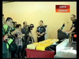 Скачать видео: Polis Kedah rampas 28.8 kg dadah bernilai RM6.3 juta