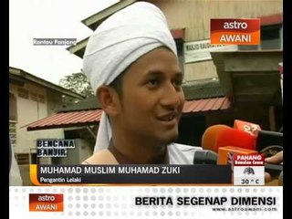 Banjir tidak halang majlis perkahwinan