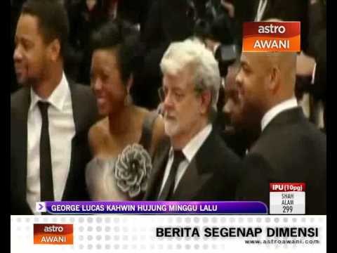 George Lucas kahwin hujung minggu lalu