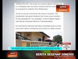 Isu murid sekolah makan dalam bilik persalinan selesai