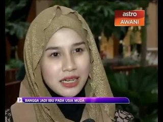 Memey bangga jadi ibu di usia muda