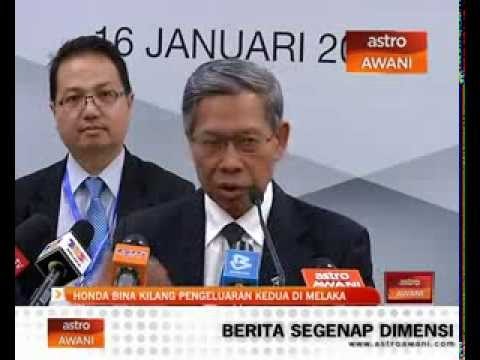 Honda bina kilang pengeluaran kedua di Melaka