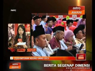 Perhimpunan Agung UMNO 2013, 12 Disember 2013, 09:00pagi