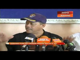 Kerajaan puas hati dengan operasi banjir di Kelantan