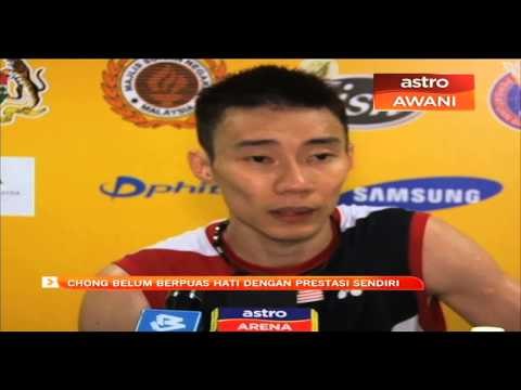 Chong Wei belum puas hati dengan prestasi sendiri