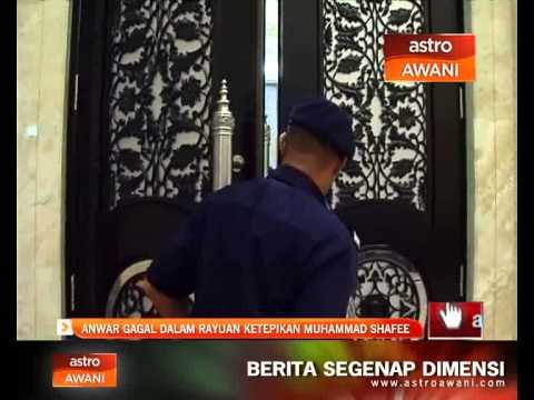 Anwar gagal dalam rayuan ketepikan Muhammad Shafee
