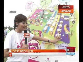 Perkembangan Planet Gempak Astro hari kedua