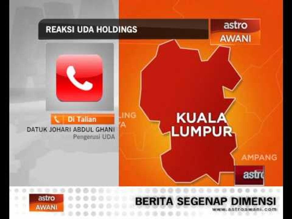Penutupan Pudu Sentral: Reaksi UDA Holdings