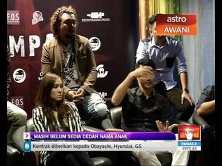 Farid Kamil masih belum sedia dedah nama anak