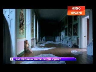 Ucap perpisahan selepas selesai konsert