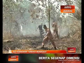 Kes kebakaran terbuka meningkat
