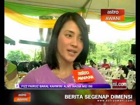 Fizz Fairuz bakal kahwini Almy Nadia Mei Ini