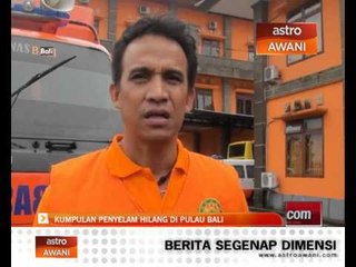 Kumpulan penyelam hilang di Pulau Bali