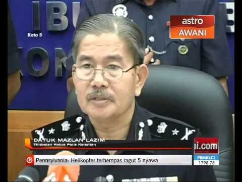 Tiga ditahan polis, miliki senjata berbahaya