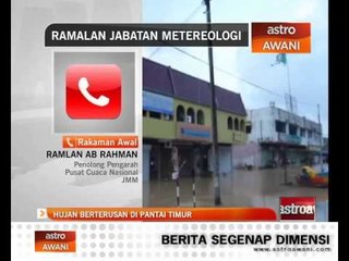 Banjir gelombang kedua di Pantai Timur