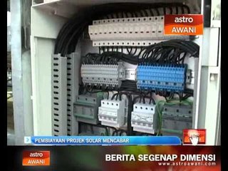 Pembiayaan projek solar mencabar