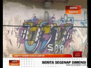 Grafiti cemari bandaraya Kuala Lumpur
