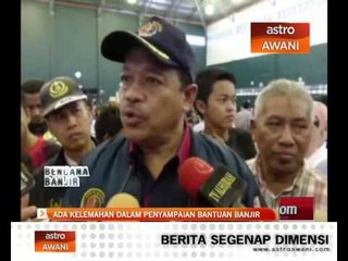 Kelemahan bantuan banjir akan diperbaiki