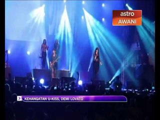 Kehangatan U-Kiss, Demi Lovato di KLCC