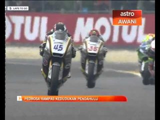 Pedrosa rampas kedudukan pendahulu