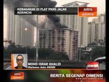 Kebakaran di Flat PKNS Jalan Kerinchi