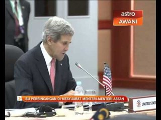 Isu perbincangan di mesyuarat menteri-menteri ASEAN