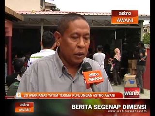 30 anak-anak yatim terima kunjungan Astro Awani