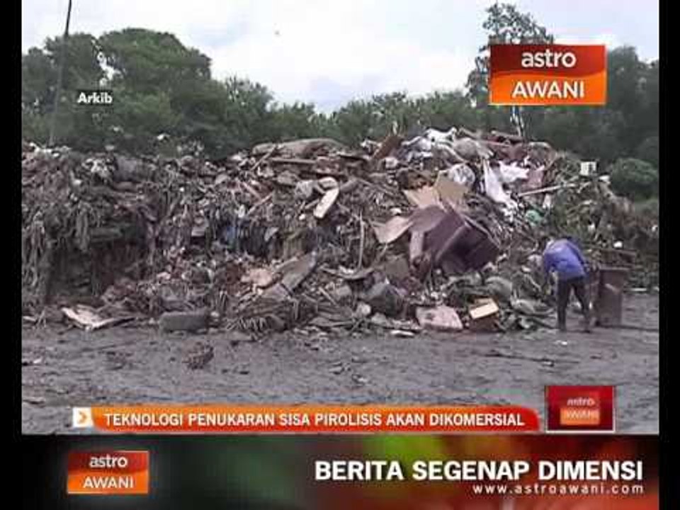 Teknologi penukaran sisa pirolisis akan dikomersial