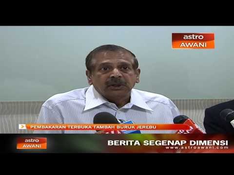 Pembakaran terbuka memburukkan lagi jerebu