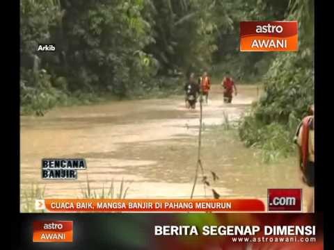 Cuaca baik, mangsa banjir di Pahang menurun