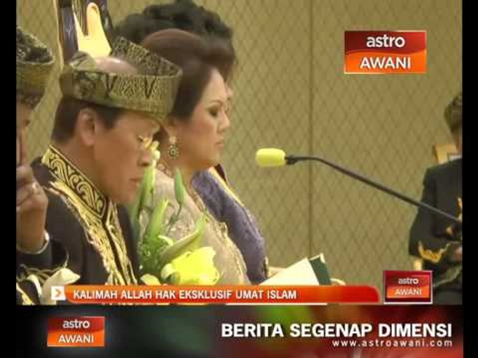 Kalimah Allah hak eksklusif umat Islam