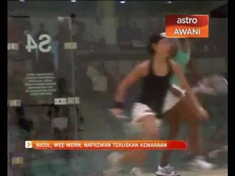Nicol, Wee Wern, Nafiizwan teruskan kemaraan